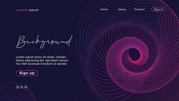 Background abstract dynamic linear waves purple light 02 vector