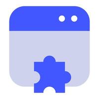 SEO Plugins icon for web, app, infographic, etc vector