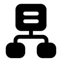 Sitemap icon for web, app, infographic, etc vector