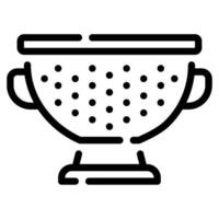 Colander icon for web, app, infographic, etc vector