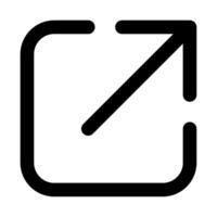 External Links icon for web, app, infographic, etc vector