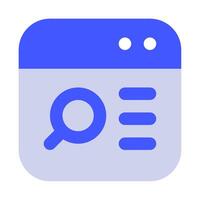 SERP Features icon for web, app, infographic, etc vector