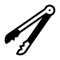 Tongs icon for web, app, infographic, etc vector