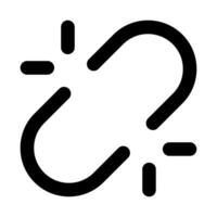Broken Links icon for web, app, infographic, etc vector