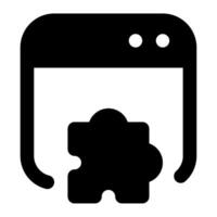 SEO Plugins icon for web, app, infographic, etc vector