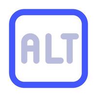 Alt Text icon for web, app, infographic, etc vector