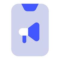 Mobile Ads icon for web, app, infographic, etc vector
