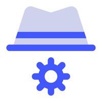 Black Hat SEO icon for web, app, infographic, etc vector