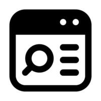 SERP Features icon for web, app, infographic, etc vector