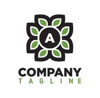 Abstact flower leaf logo design illustration eps format , suitable for your design needs, logo, illustration, animation, etc. vector