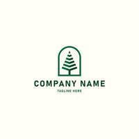 tree logo design illustration icon element isolated - tree logo template vector