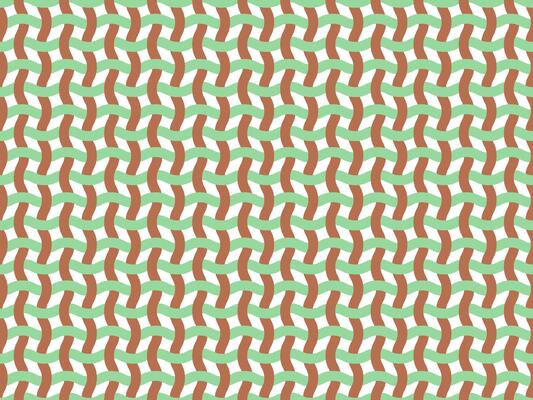 Seamless pattern. Wavy lines like fabric ornament Modern stylish texture. Hand drawn trendy flat style Geometric texture. green and coffee color wavy lines illustration
