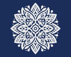 Floral mandala design gradient color vector