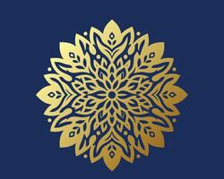 Floral mandala design gradient color vector