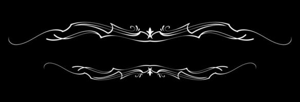 Decorative vintage frames and borders set. Design decoration pattern style. calligraphic design. Fit for title, element design, frame, border, caligraphic. Eps 10 vector