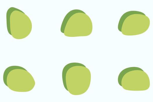 sencillo gota resumen forma diseño conjunto vector