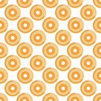 A seamless pattern of colorful circles in slightly, creating a vibrant, playful, and dynamic design. vector
