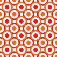 A seamless pattern of colorful circles in slightly, creating a vibrant, playful, and dynamic design. vector