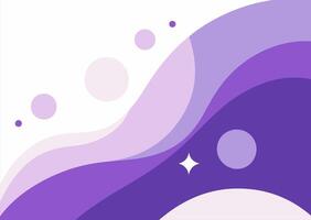 Lilac color abstract background with fluid shapes and gradients, perfect for modern designs. vector