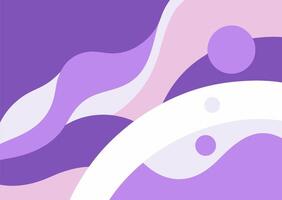 Lilac color abstract background with fluid shapes and gradients, perfect for modern designs. vector