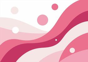 Elegant pink abstract background with fluid shapes and soft gradients, perfect for modern designs. vector