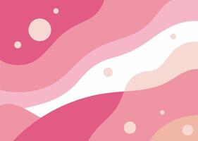 Elegant pink abstract background with fluid shapes and soft gradients, perfect for modern designs. vector