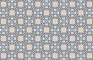 Gray and yellow geometric fabric design vector