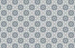Gray and white geometric fabric pattern vector