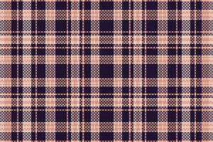 Tartan plaid pattern with texture. vector