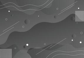 Gradient with wavy and rounded shape. illustration. vector