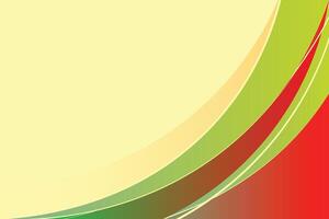 Gradient green wavy shape background. vector