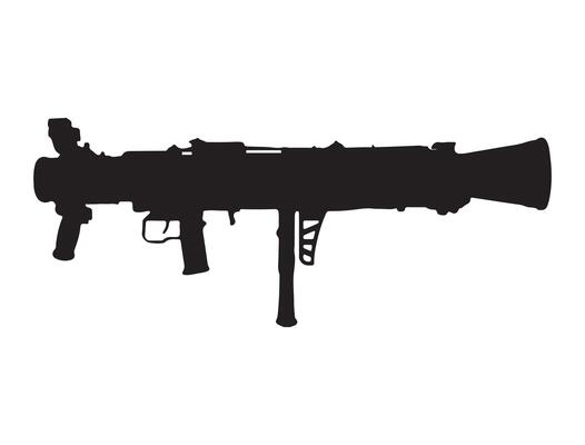 Rocket launcher silhouette