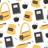 Lunch Break Delight Seamless Pattern vector