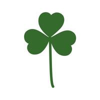 Shamrock Isolated on transparent background. Clover leaf Symbol St Patricks Day Design element idea. Greetings or invitation cards, posters, banner, brochure, price, label or web, promo concept vector