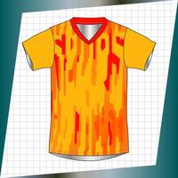 Background , jersey sport shirt template design for soccer Sport, basket ball, running uniform in front view, Shirt mockup , design very simple and easy to custom vector