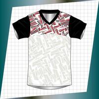 Background , jersey sport shirt template design for soccer Sport, basket ball, running uniform in front view, Shirt mockup , design very simple and easy to custom vector