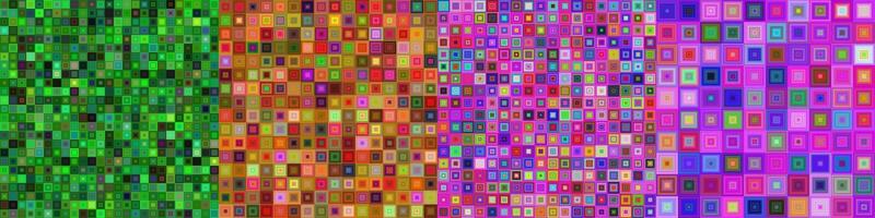 Abstract square background set vector
