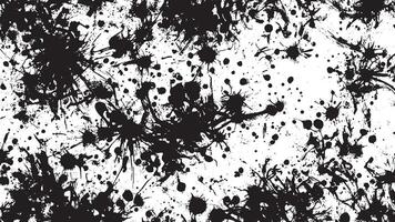 Black Grunge Style Texture on White Background for Creative Overlays vector