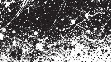 White Background with Monochrome Black Grunge Effect for Overlay Textures vector