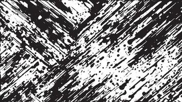 Black Monochrome Grunge Texture on White Background for Background Art vector