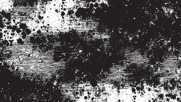 Black and White Grunge Texture for Backgrounds and Overlay vector