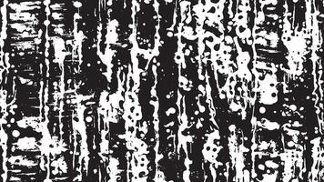 Black Monochrome Grunge Texture on White Background for Background Art vector