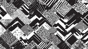 Black Grunge Style Texture on White Background for Creative Overlays vector