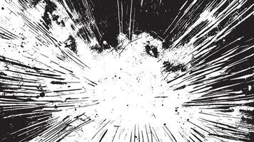 Black and White Grunge Texture for Backgrounds and Overlay vector