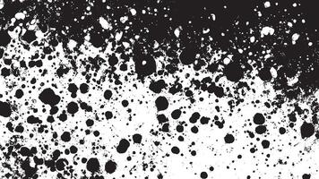 Black Monochrome Grunge Texture on White Background for Background Art vector