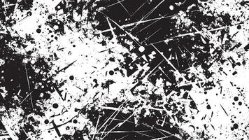 Black Grunge Style Texture on White Background for Creative Overlays vector