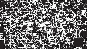 Black Monochrome Grunge Texture on White Background for Background Art vector
