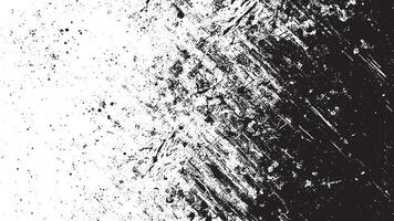 White Background with Monochrome Black Grunge Effect for Overlay Textures vector