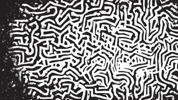 Black Monochrome Grunge Texture on White Background for Background Art vector