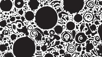 Black Grunge Style Texture on White Background for Creative Overlays vector